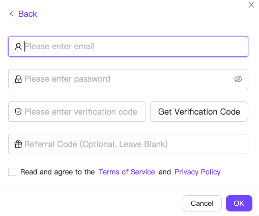 MakeFun referral code field for affiliate sign-up bonus